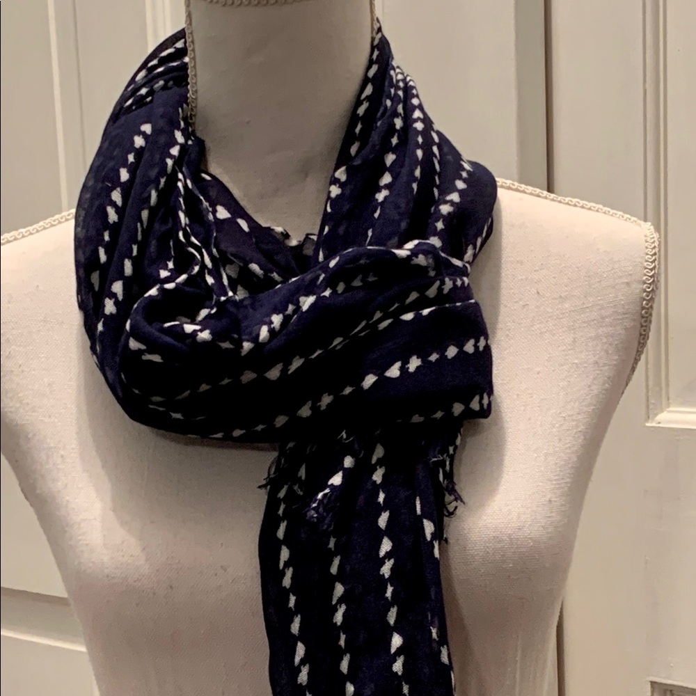 L. L. Bean's Large Printed viscose scarf